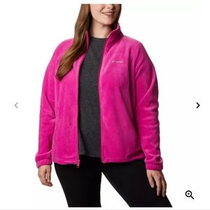 Hot Pink Columbia Fleece Jacket size M